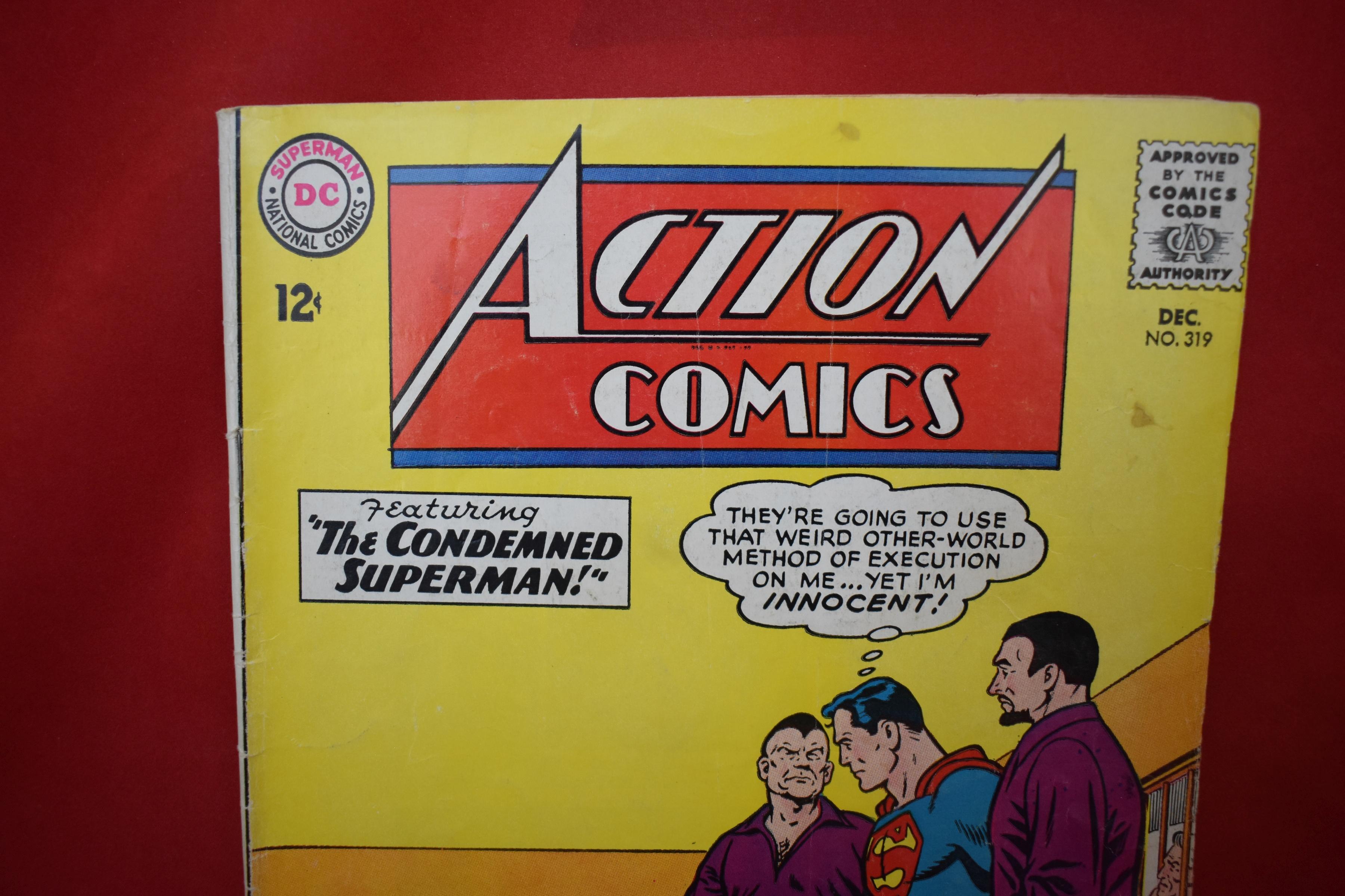 ACTION COMICS #319 | THE CONDEMNED SUPERMAN - SWAN - 1964! | *SOLID - BIT OF CREASING*