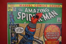 AMAZING SPIDERMAN #107 | TRAPPED BY THE TENTACLES OF DEATH! | JOHN ROMITA SR - 1972