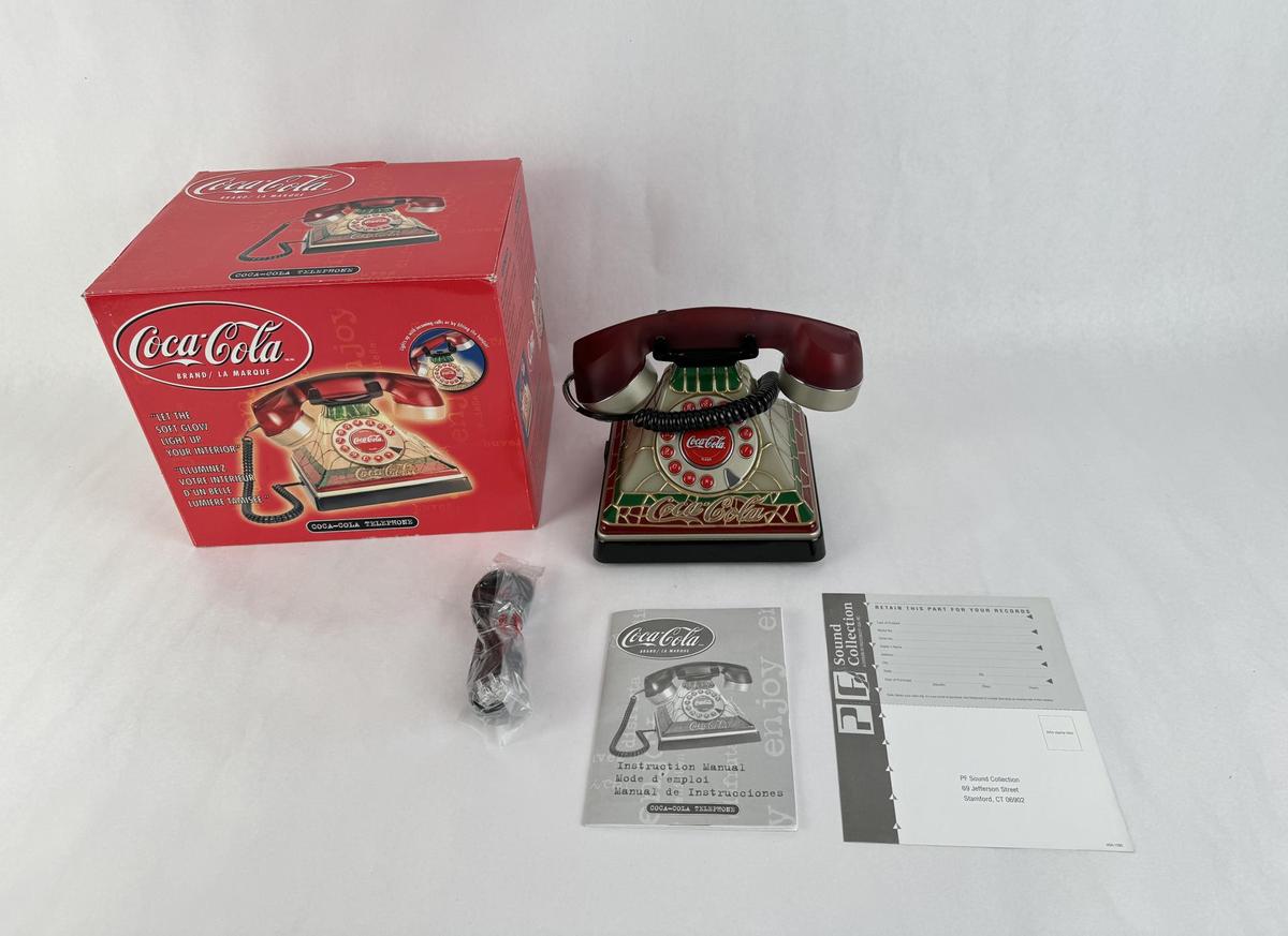 Coca Cola Lighted Telephone