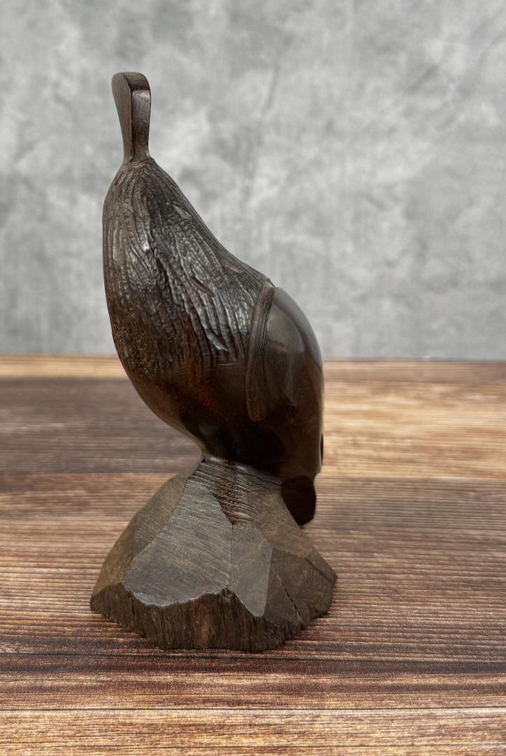 Mexican Ironwood Quail Carving