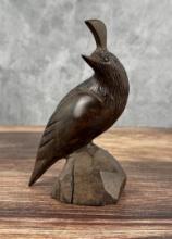 Mexican Ironwood Quail Carving