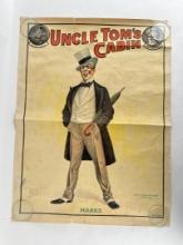 Antique Uncle Tom's Cabin Theatrical Poster