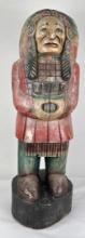 Carved Wood Cigar Store Indian