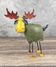 Decorative Tin Metal Garden Moose
