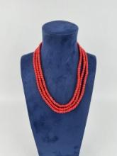 Hudsons Bay Red White Heart Trade Beads