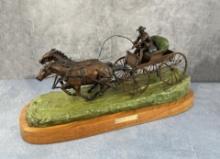 Earle Erik Heikka Country Doctor Bronze Montana