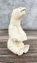 Alaskan Eskimo Inuit Carved Polar Bear