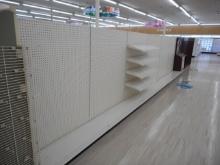 32 FT WHITE WALL SHELVING