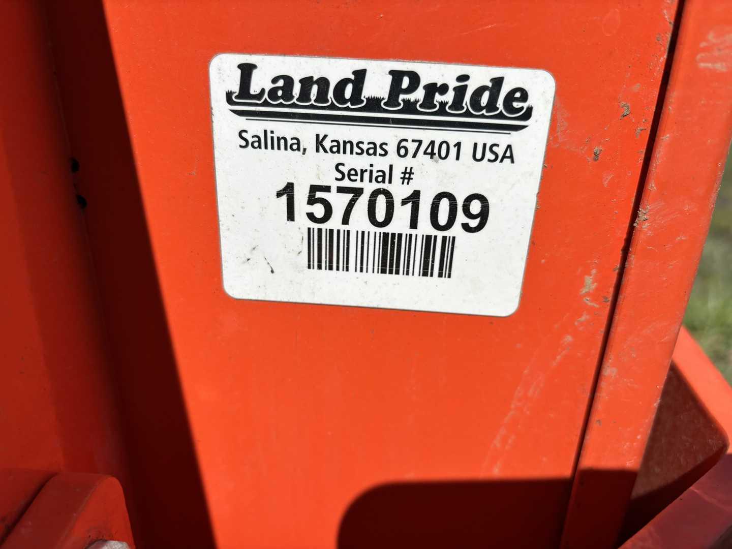 Land Pride Flail shredder