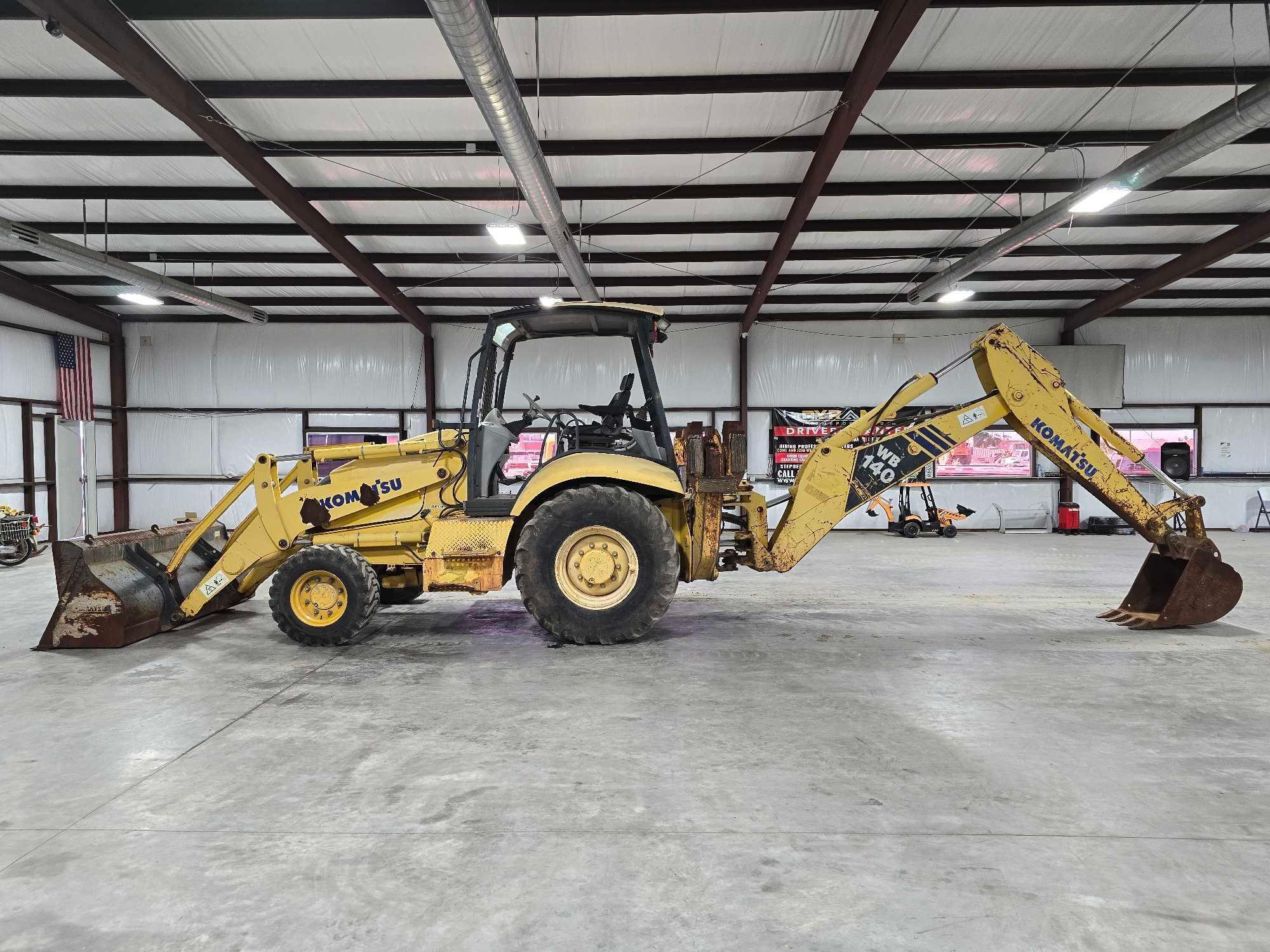 2005 Komatsu WB140 Backhoe Loader