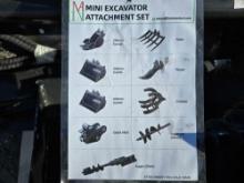 NEW/UNUSED 2024 MIVA Mini Excavator Attachments