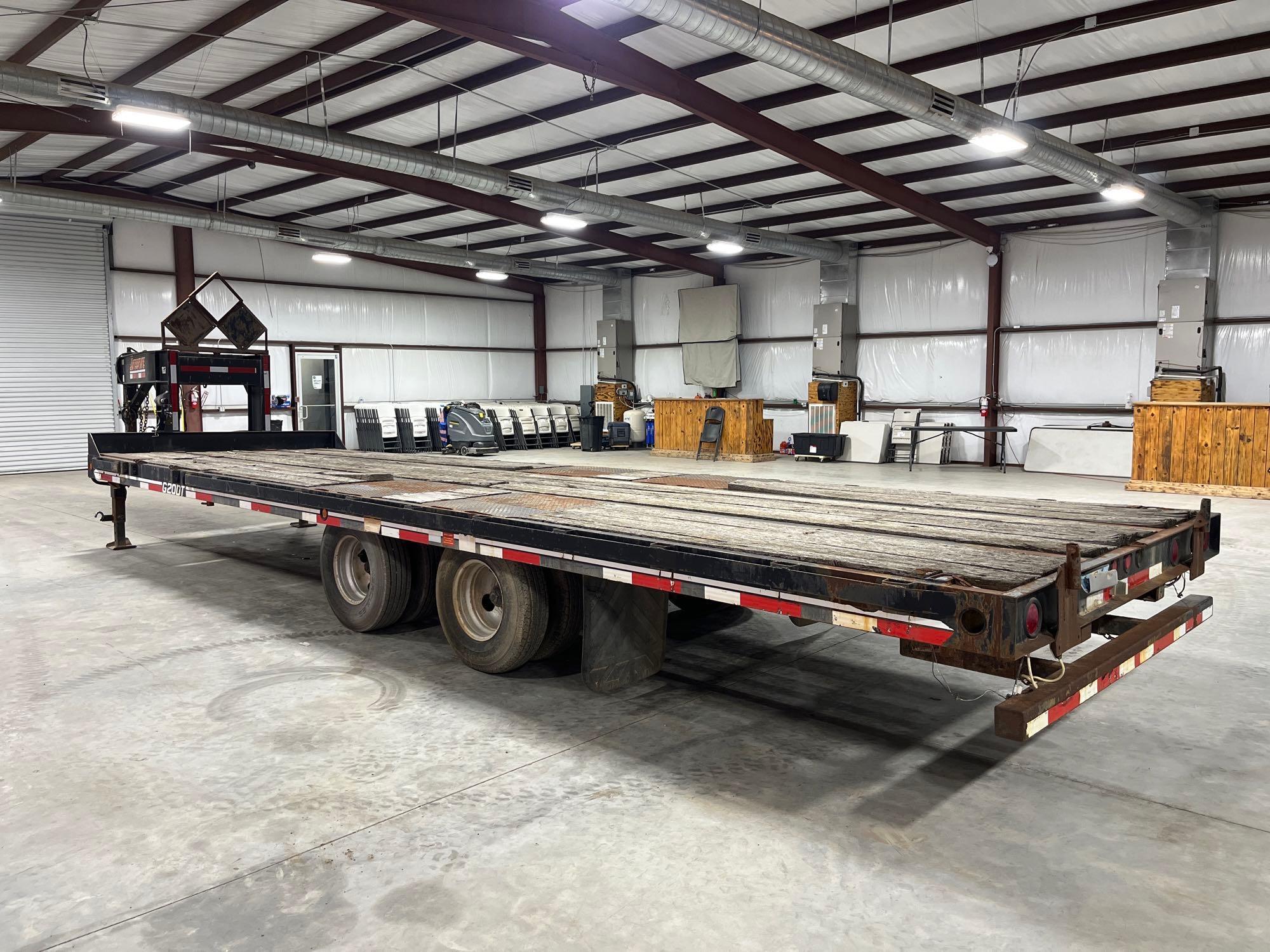 2012 Interstate G20DT 24 Foot Gooseneck Trailer