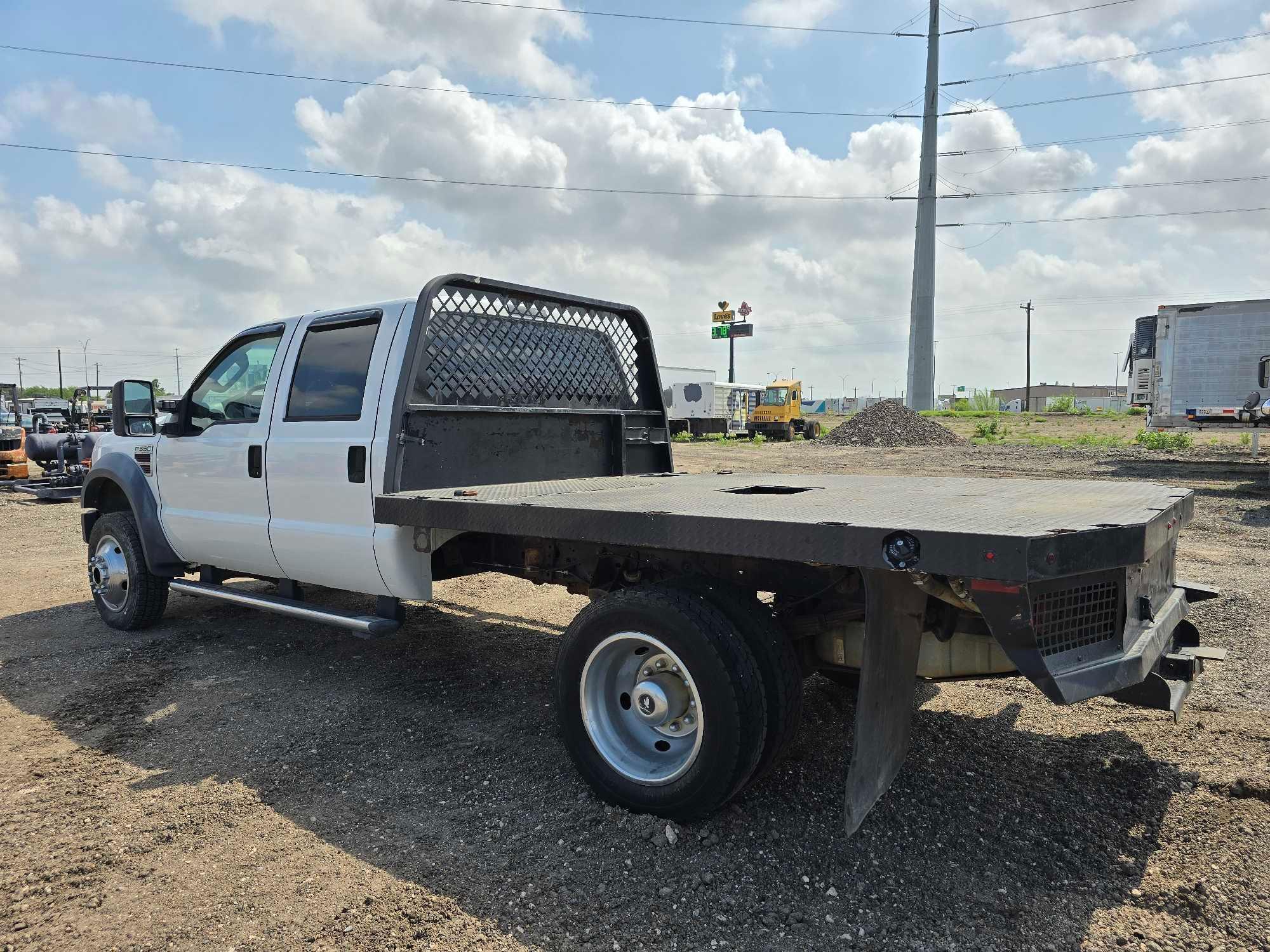 2008 Ford F550 Flatbed Pickup Truck