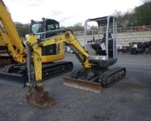 WACKER NEUSEN EZ28 Hyd Excavator w/Bucket   Blade   ROPS   Rubber Tracks