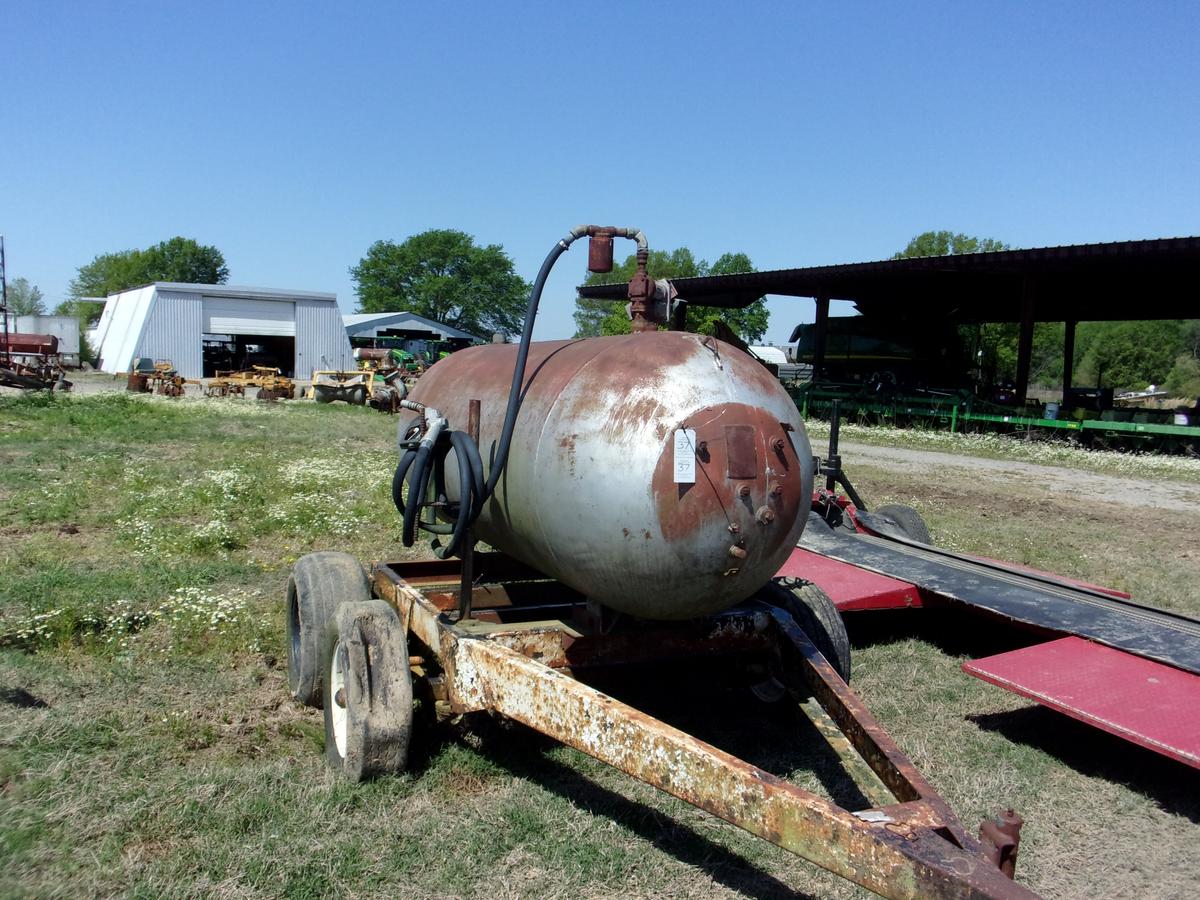 2 axle Trailer, Tank & Pump