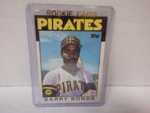1986 TOPPS #11T BARRY BONDS RC