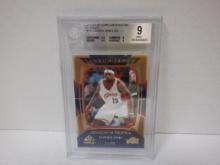 2004/05 SP GAME USED LEBRON JAMES #140 NUMBERED 11/50. BECKETT 9