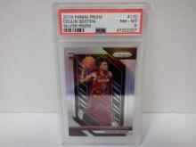 2018 PRIZM COLLIN SEXTON #170 ROOKIE SILVER PRIZM. PSA 8