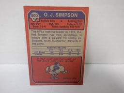 1973 TOPPS #500 O.J. SIMPSON