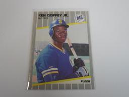 1989 FLEER BASEBALL #548 KEN GRIFFEY JR ROOKIE CARD MARINERS RC