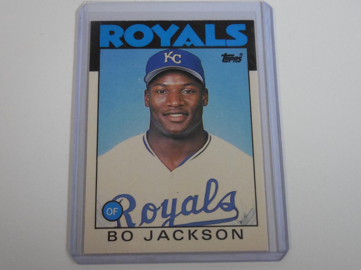1986 TOPPS TRADED #50T BO JACKSON ROOKIE CARD ROYALS RC