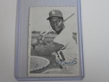 1969 TOPPS DECKLE EDGE #28 CURT FLOOD ST LOUIS CARDINALS