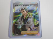 RARE 2022 POKEMON GO 078/078 PROFESSOR'S RESEARCH HOLO HARD TO FIND