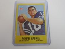 1967 PHILADELPHIA FOOTBALL #88 ROMAN GABRIEL LOS ANGELES RAMS