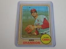 1968 TOPPS BASEBALL #445 MIKE SHANNON CARDINALS