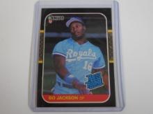 1987 DONRUSS BASEBALL BO JACKSON RATED ROOKIE CARD ROYALS RC