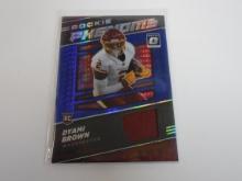2021 DONRUSS OPTIC DYAMI BROWN JERSEY RELIC ROOKIE CARD RC COMMANDERS