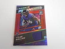 2021 DONRUSS OPTIC TYLAN WALLACE JERSEY RELIC ROOKIE CARD RC RAVENS