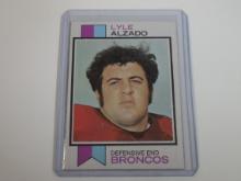 1973 TOPPS #312 LYLE ALZADO 2ND YEAR CARD DENVER BRONCOS