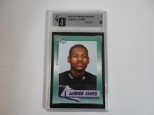 2003-04 ROOKIE REVIEW LEBRON JAMES ROOKIE CARD GRADED GAI 8.5 RC TOP DOLLAR CARD