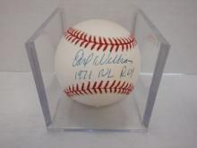 EARL WILLIAMS SIGNED AUTO INSCRIBED BASEBALL