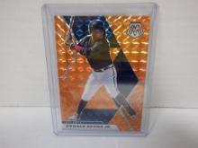 2021 PANINI MOSAIC #109 RONALD ACUNA JR ORANGE PRIZM