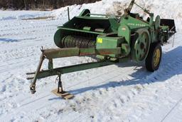 JD 14T SMALL SQUARE BALER, ALWAYS SHEDDED