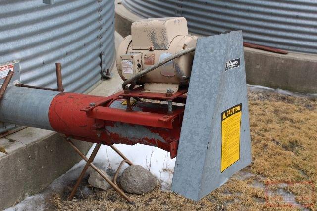 8" SLIDE IN UNLOAD AUGER WITH 2HP ELECTRIC MOTOR