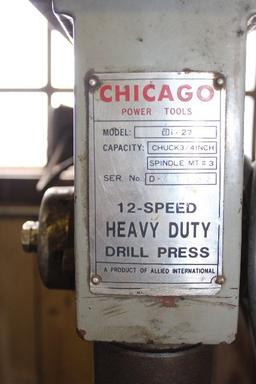 CHICAGO 12 SPEED DRILL PRESS