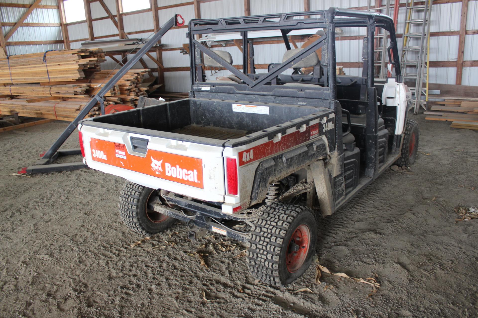 2016 BOBCAT 3400XL UT CAR, EFI ENGINE, ROLL BAR,