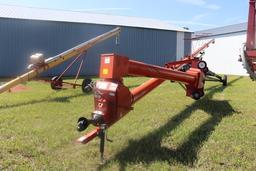 WHEATHEART SA71-10, 10" X 71'  SWING HOPPER AUGER, LOW PROFILE HOPPER, HYD LIFT, BOUGHT NEW