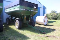 BRENT 740 GRAVITY BOX, LIGHTS, BRAKES, 445/65R22.5 SUPER SINGLES, FENDERS