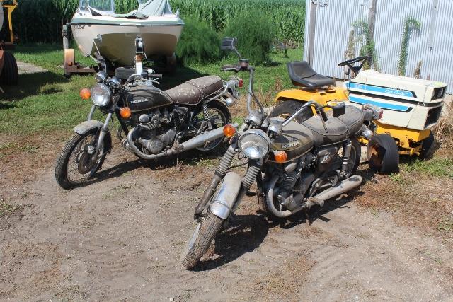 *** 1974 HONDA CB450 MOTORCYCLE, 18,358 MILES SHOWING, HAS TITLE