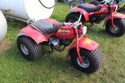 HONDA 90 THREE WHEELER, NEW TIRES, RUNS, NO PAPERWORK