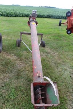 8" X 11' JUMP AUGER WITH ELECTRIC MOTOR