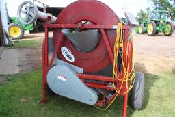 SIOUX GRAIN SCREENER ON TRANSPORT WITH FILL AUGER