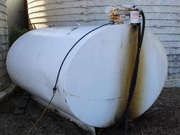 1000 Gal Diesel Barrel, Tuthill Pump, Auto Nozzle