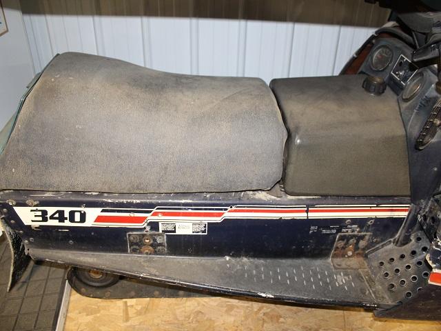 1978 Polaris 340 Snowmobile, Running Condition, 5799 Miles Showing, SN- 052