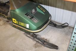 1975 John Deere 800 Snowmobile, Parts, Engine, 4086 Miles Showing, SN- J800