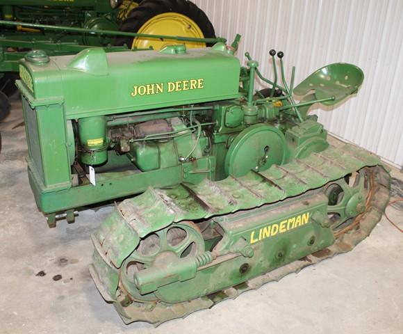 John Deere BO Lindeman Crawler, 12" Pads, 46" Gauge, PTO, Drawbar,